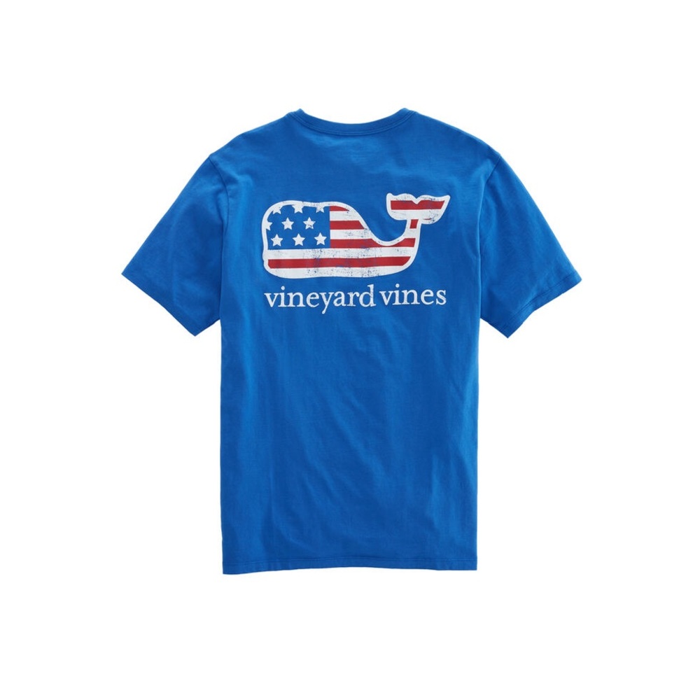 Blue Vineyard Vines American T-Shirt